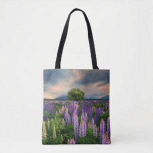 Tote Bag Flowers (homonymie)   Lupine Field à New Zealand