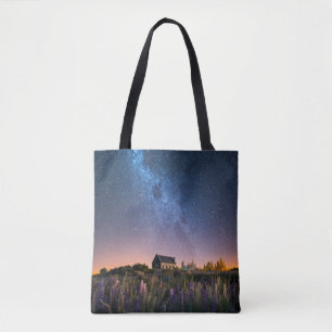 Tote Bag Flowers (homonymie) Lupines Blooming Lake Tekapo