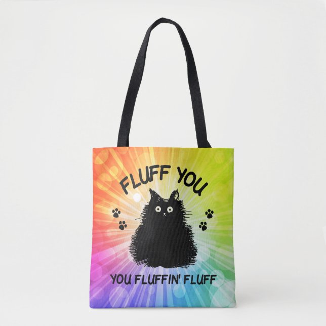 Tote Bag Fluffin Vous Fluffin Fluff Kitty Chat (Devant)