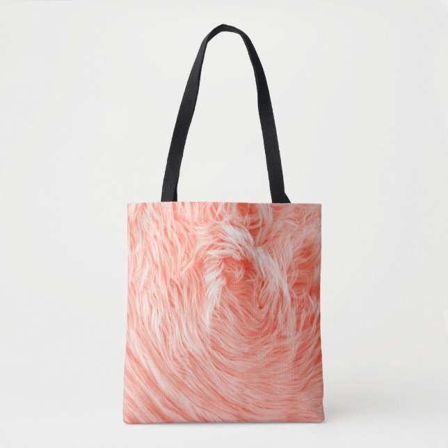 Tote Bag Fluffy fausse fourrure textile (Devant)