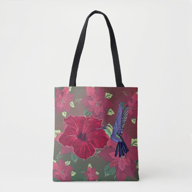 Tote Bag Flux de colibris (Devant)