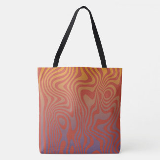 Tote Bag Flux de rêve l Motif abstrait tripant - N° 01