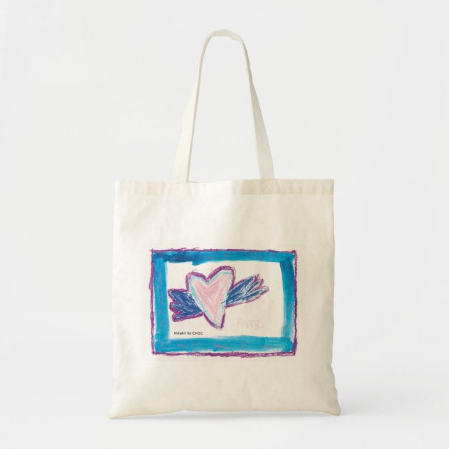 Tote Bag Flying Heart - Kids Art for CHOC (Devant)
