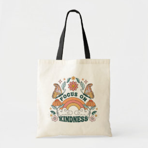 Tote Bag Focus sur la gentillesse graphique Super