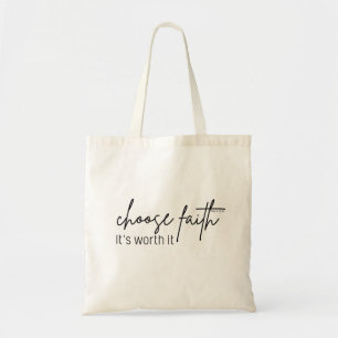 Tote Bag Foi ça vaut le coup personnalisé fourre-tout pour