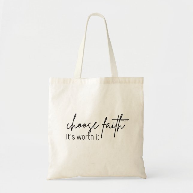 Tote Bag Foi ça vaut le coup personnalisé fourre-tout pour  (Devant)