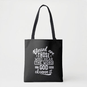 Tote Bag Foi et obéissance – Écriture inspirante