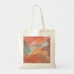 Tote Bag Fond de blobs pastel superposés abstraits