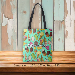Tote Bag Fond de glace