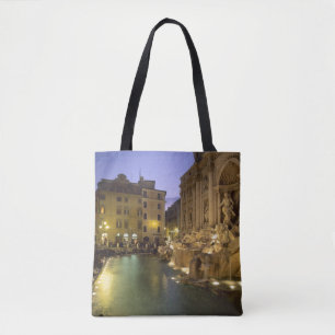 Tote Bag Fontaine de Trevi la nuit, Rome, Latium, Italie