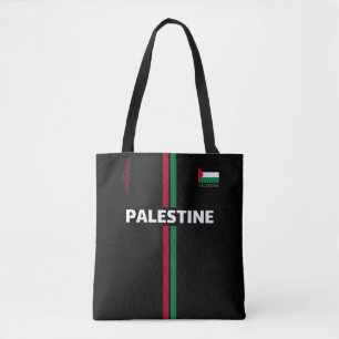 Tote Bag Football en Palestine libre - équipe du drapeau