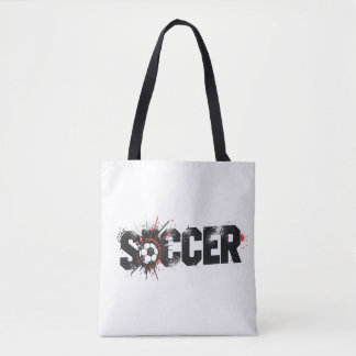 Tote Bag Football Is Life – Modern Soccer Typography Design