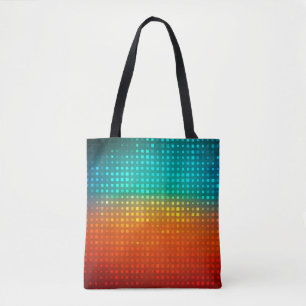 Tote Bag Football ou soccer multicolores Abstraits