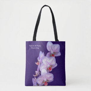 Tote Bag for Flowers & Plants with Orchids
