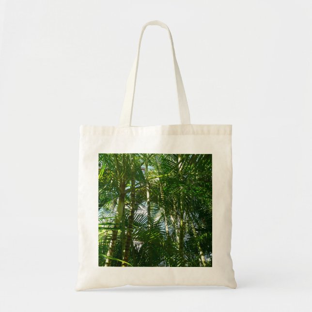 Tote Bag Forest of Palm Trees Tropical Nature (Devant)