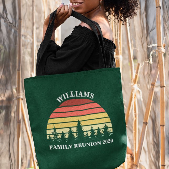 Tote Bag Forêt Coucher de soleil Voyage sur mesure Réunion  (Créateur téléchargé)