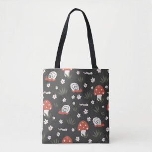 Tote Bag Forêt de la trace d'escargot