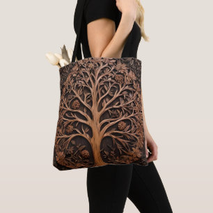 Tote Bag Forêts australiennes : impression sur bois de l'ar