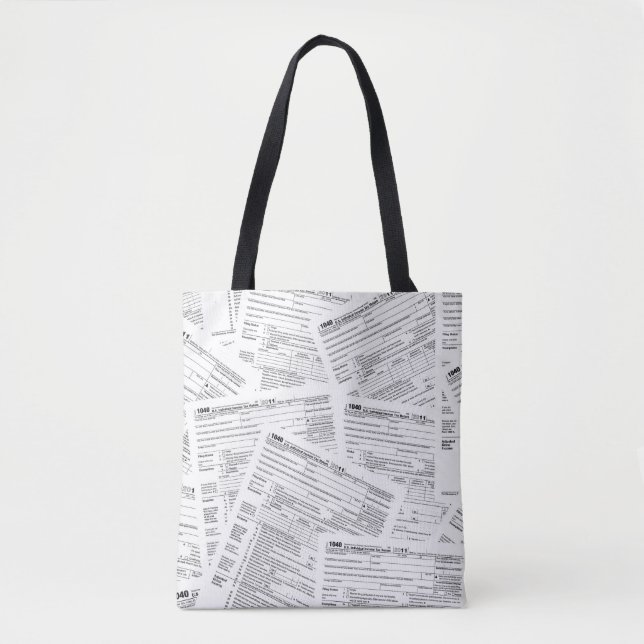 Tote Bag Formulaire de revenu interne 1040 (Devant)