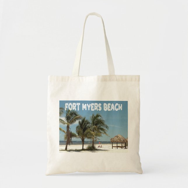 Tote Bag Fort Myers Beach Floride Beach Scène (Devant)