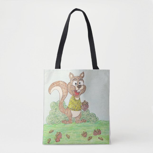 Tote Bag Fou pour les noix (Devant)