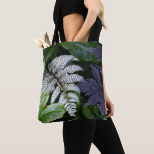 Tote Bag Fougère Japonaise Peinte Florale
