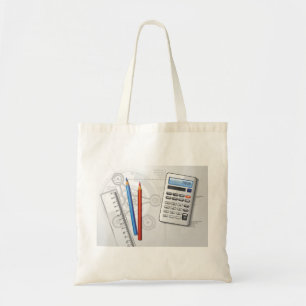 Tote Bag Fournitures de bureau de dessin technique