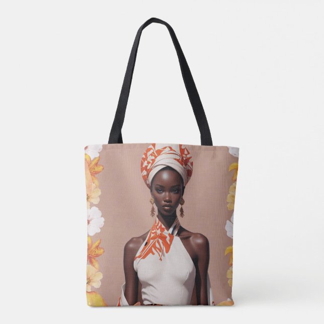 Tote Bag Fourre-tout Afrique (Dos)