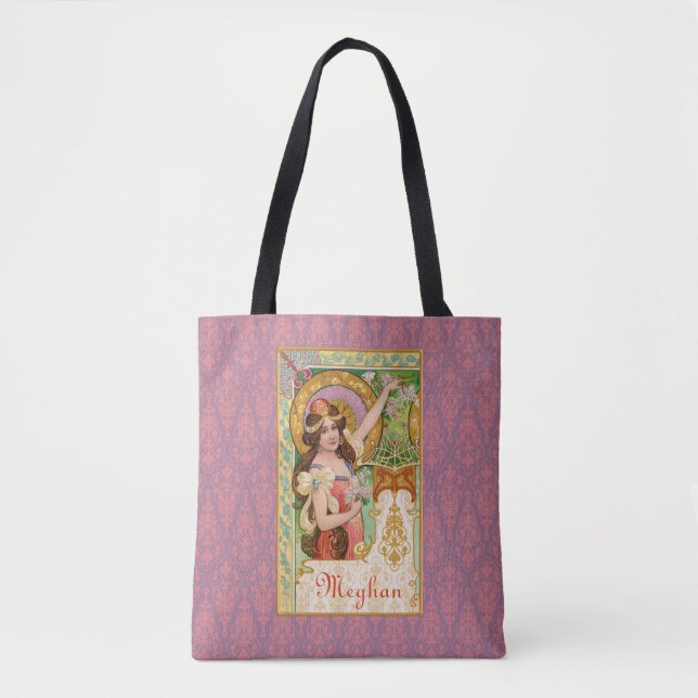 Tote Bag Fourre-tout Art nouveau du printemps (Devant)