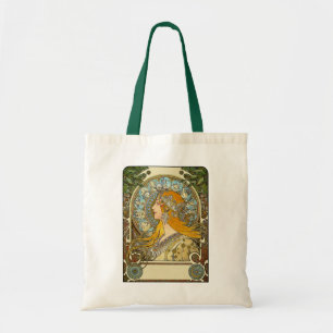 Tote Bag Fourre-tout : Art Nouveau - zodiaque de Mucha -