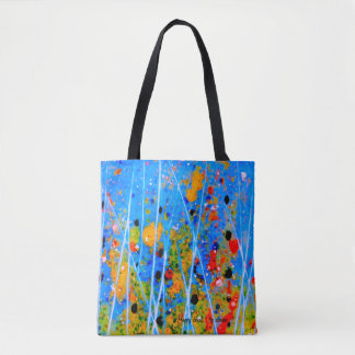Tote Bag Fourre-tout aux couleurs éclaboussées