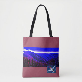 Tote Bag Fourre-tout Baag, colibri de montagne
