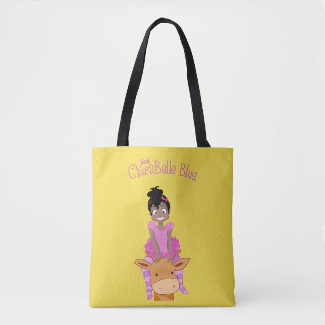 Tote Bag Fourre-tout - ClaraBelle et Ford parfaits (jaune) (Devant)