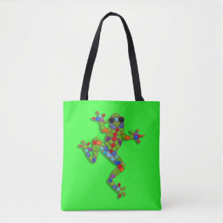 Tote Bag Fourre-tout convivial pour les grenouilles
