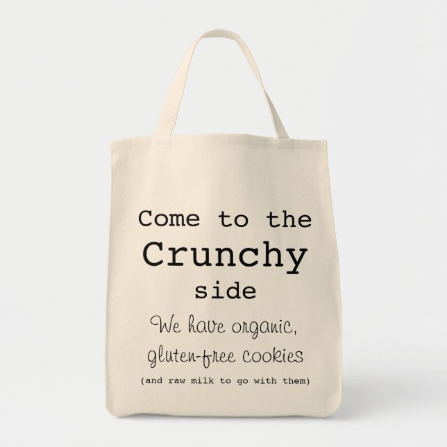 Tote Bag Fourre-tout "croquant" (Devant)