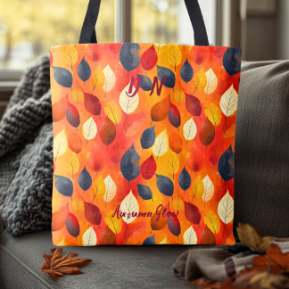 Tote Bag Fourre-tout d'automne brillant avec des couleurs c
