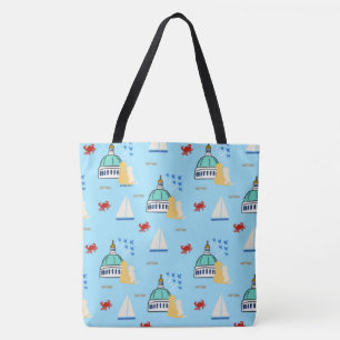 Tote Bag Fourre-tout de Chien - Annapolis Land, Air, Mer