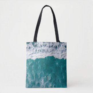 Tote Bag Fourre-tout de l'écume d'Ocean Wave