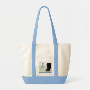 Tote Bag fourre-tout de poche en toile "Ice Time"