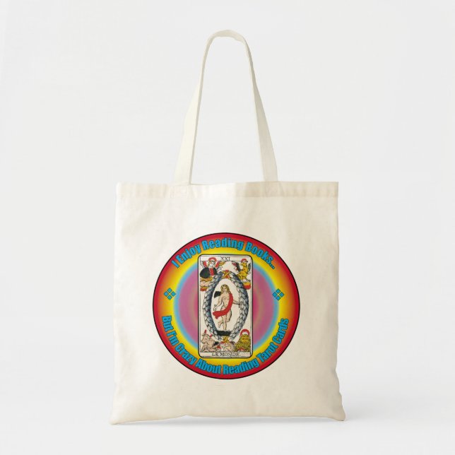 Tote Bag Fourre-tout d'un amoureux du tarot (Devant)