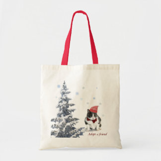 Tote Bag fourre-tout ;  Felix, le chat, en janvier