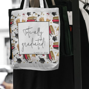 Tote Bag Fourre-tout Graduated Grad Brother école de cadeau