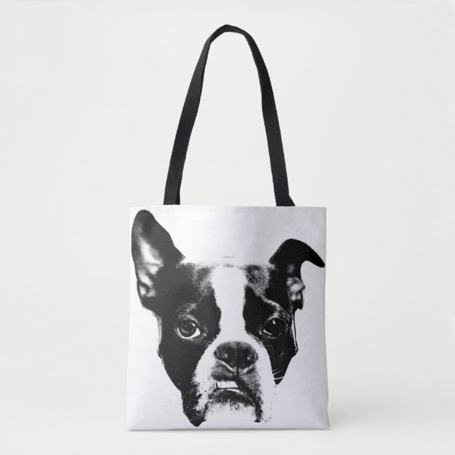 Tote Bag Fourre-tout il avec l'attitude ! (Devant)