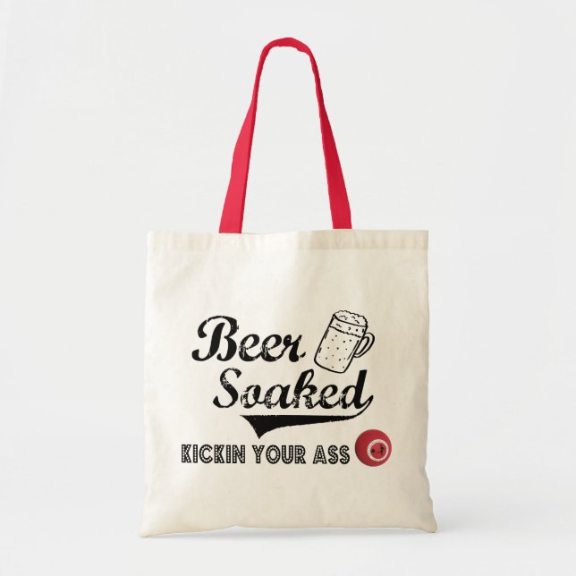 Tote Bag Fourre-tout imbibé par bière (Devant)