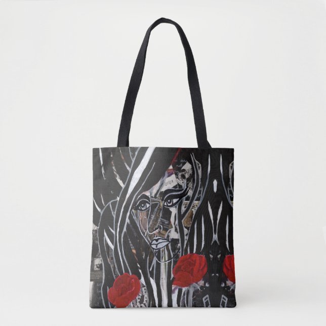 Tote Bag Fourre-tout inspirée du jazz avec Winehouse (Devant)