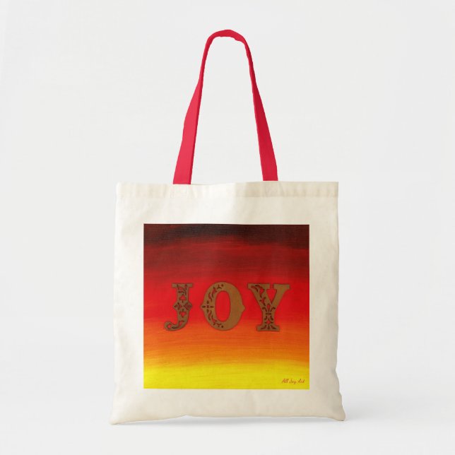 Tote Bag Fourre-tout - "JOY" par All Joy Art (Devant)