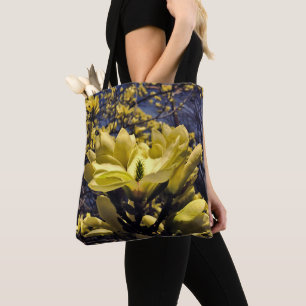 Tote Bag Fourre-tout - Les Magnolias Jaunes de Zoo Road