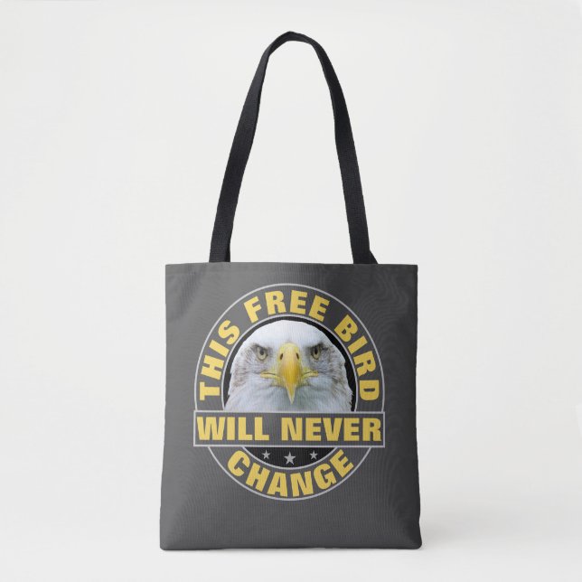 Tote Bag Fourre-tout libre aux oiseaux (Devant)