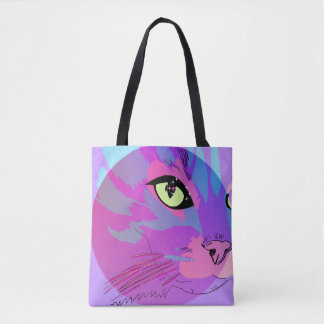 Tote Bag Fourre-tout magique de l'oeil de chat