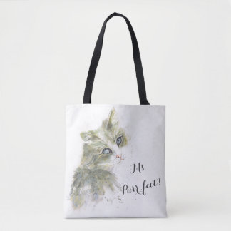 Tote Bag Fourre-tout - Mme Purr..fect!